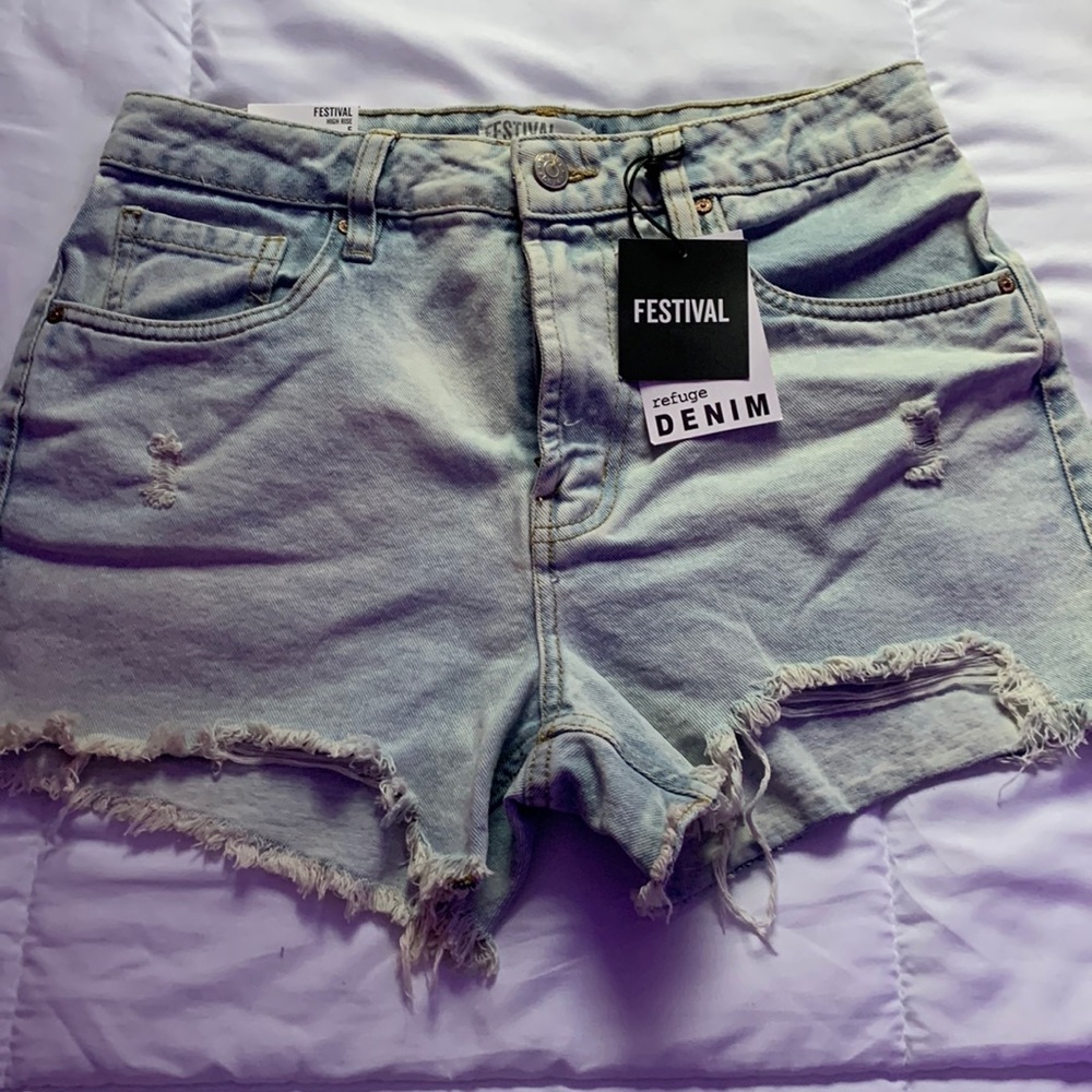 Refuge denim jean shorts